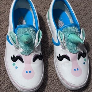 Vans Kids Unicorn Sneakers - White and Blue